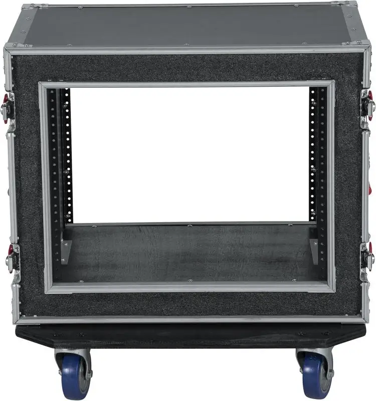 Road Ready Shock Rack Case With Heavy Duty Casters And Tour Grade Hardware Flight Road Box Case