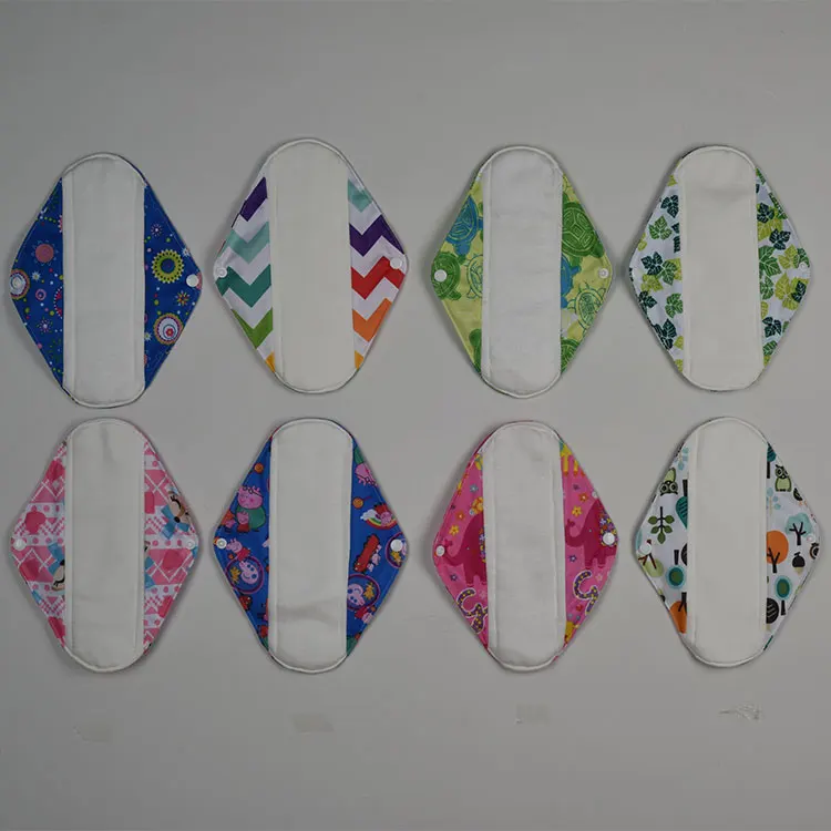 
Reusable menstrual cloth sanitary napkin 100% organic bamboo soft and healthy for mom use 