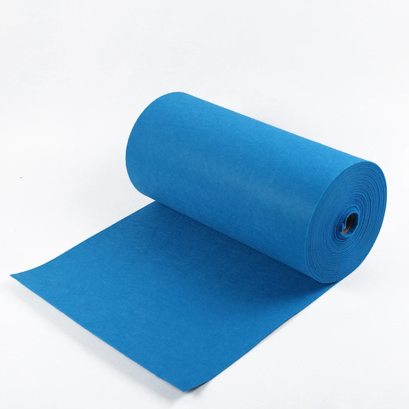 The factory directly supplies 2mm color polyester knitted non-woven fabric and wholesale 1m wide high-quality felt cloth