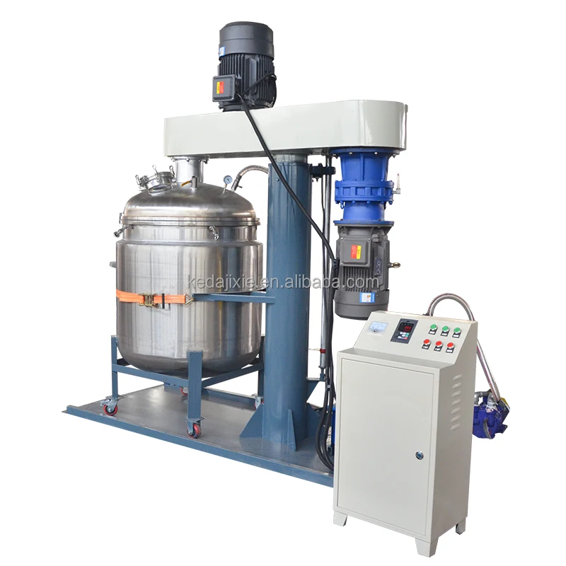 Paint Vacuum High Speed Disperser Mixer With Multi Tanks High viscosity liquid Mixing Machine