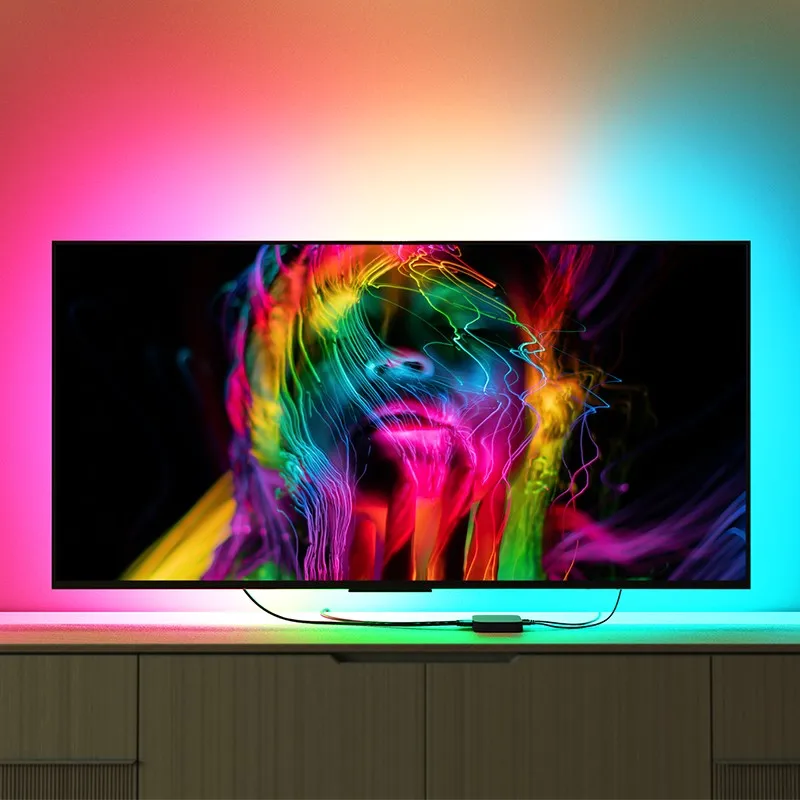 CL Lighting E-commerce Supplier App Wifi Sound Hdmi 2.0 Sync Smart Led Tv Backlight 5050 Rgb for Tv Backlight Wholesale Price