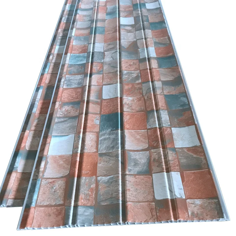 Различные панели 3D из ПВХ с кирпичным дизайном для внутренней отделки потолка и стен