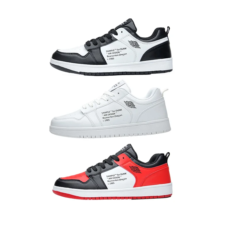 Sneaker  Sport Breathable White Leather Fashion Design Custom Sneakers Men Casual Shoes