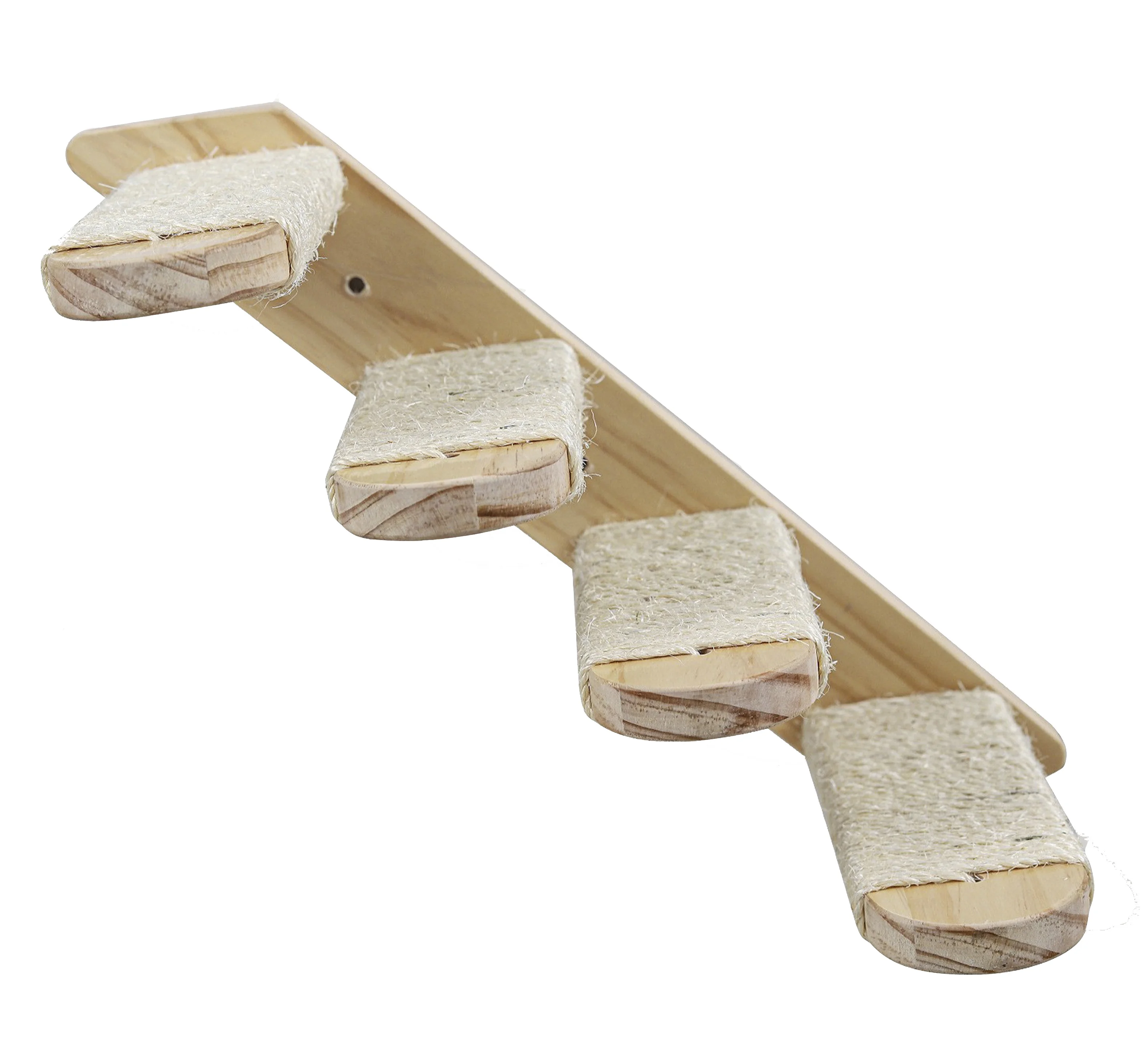 Cat Hammock Wall Mounted Cat Shelf with Two Steps Cat Wall Shelves and Perches for Sleeping,