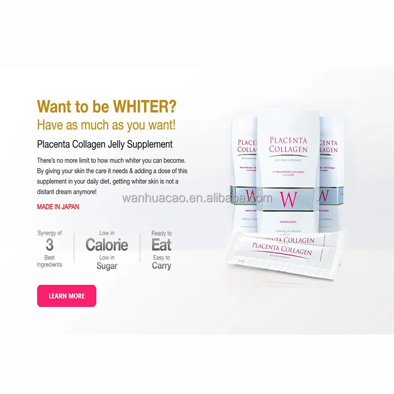 Factory Price Custom Anti Aging Capsules Deer Placenta Capsules Skin whitening deer placenta powder