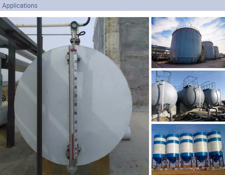 Magnetic Float Level Meter Gauge Sensor Indicator Transmitter for Water Fuel Chemical Tank