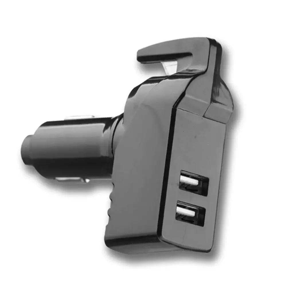 USB car charger 2.4A dual USB car charger with USB-C adaptive fast charge QC3.0 smart quick charger car cigarette lighter