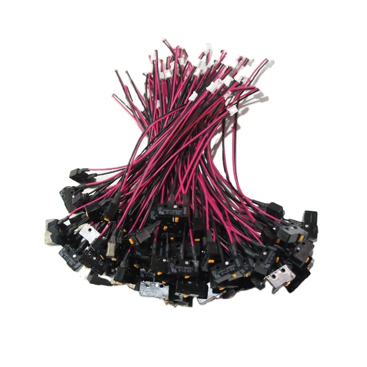 Custom Omron Micro Switch SS-01-3 to JST SH ZH PH 2pin Connector Jumper Wiring Harness Cable Assemblies