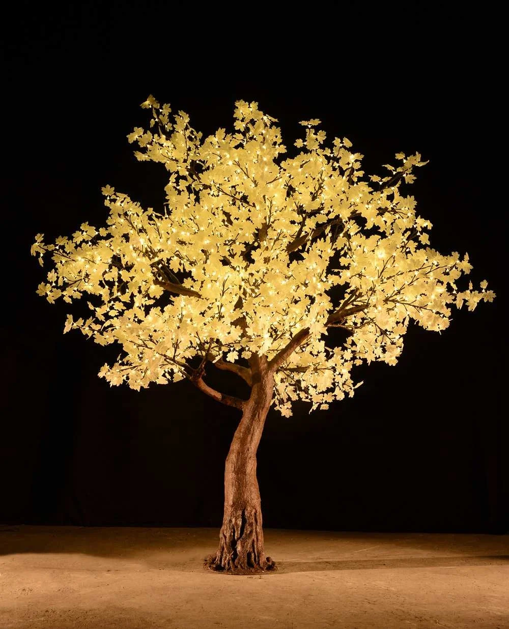 Wholesale outdoor 9ft artificial warm white led christmas tree