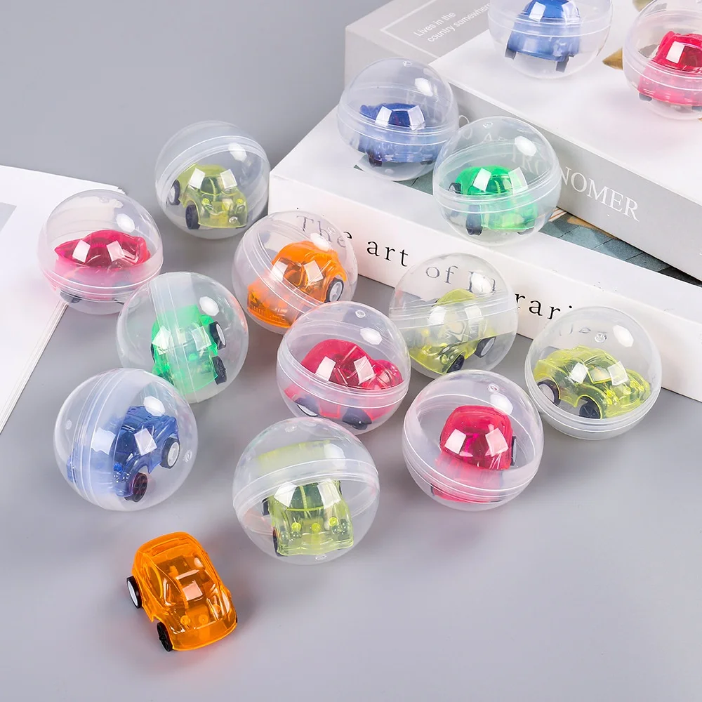 50MM capsule toy vending machine Children Gifts Plastic Egg Toys Mix Different Cols Capsule Toys with Car