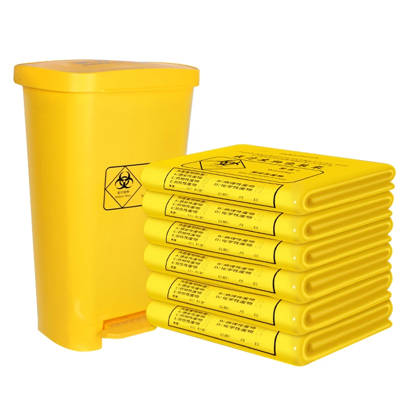 Excellent Flat-Mouthed HDPE Medical Trash Liners, Superior Quality For Medical Centers