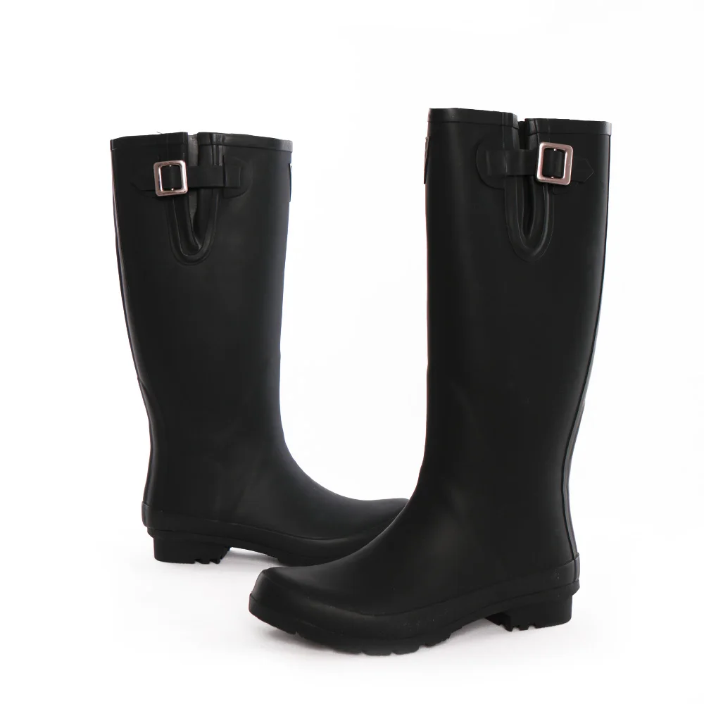 factory direct gum boots women high rubber boots waterproof ladies rain boots