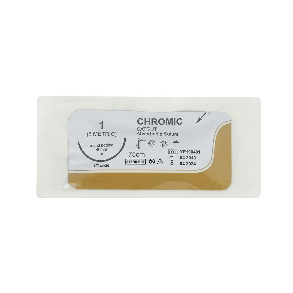 
CE ISO Approved manufacturer PDO Chromic catgut absorble surgical suture 