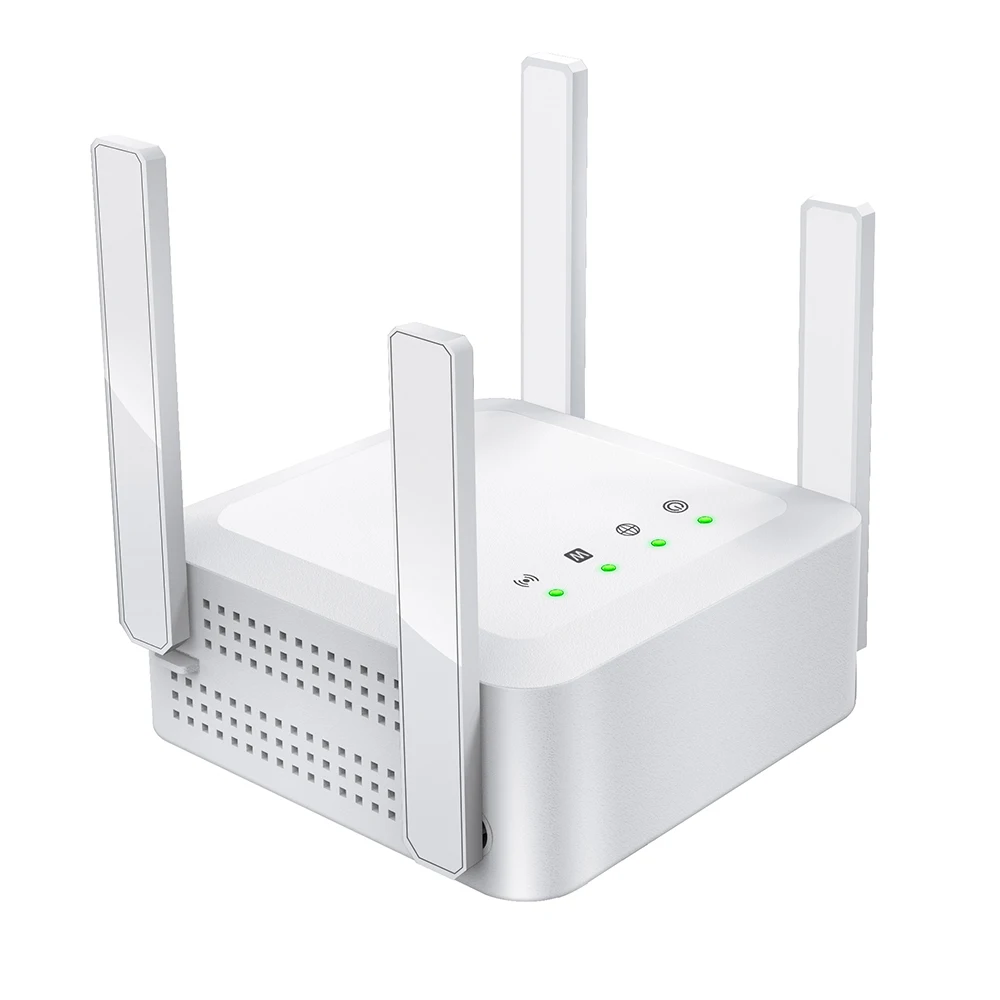 1200Mpbs Indoor Booster Network Digital Wifi Repeater Extender 4G Signal Long Range Wifi Signal 2G 3G 4G Wireless Wifi Repeater