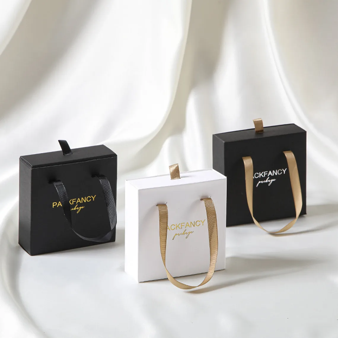 Hotsale Packaging Gift Boxes Custom paper jewelry storage boxes packaging drawer box for ring earing wrist watch