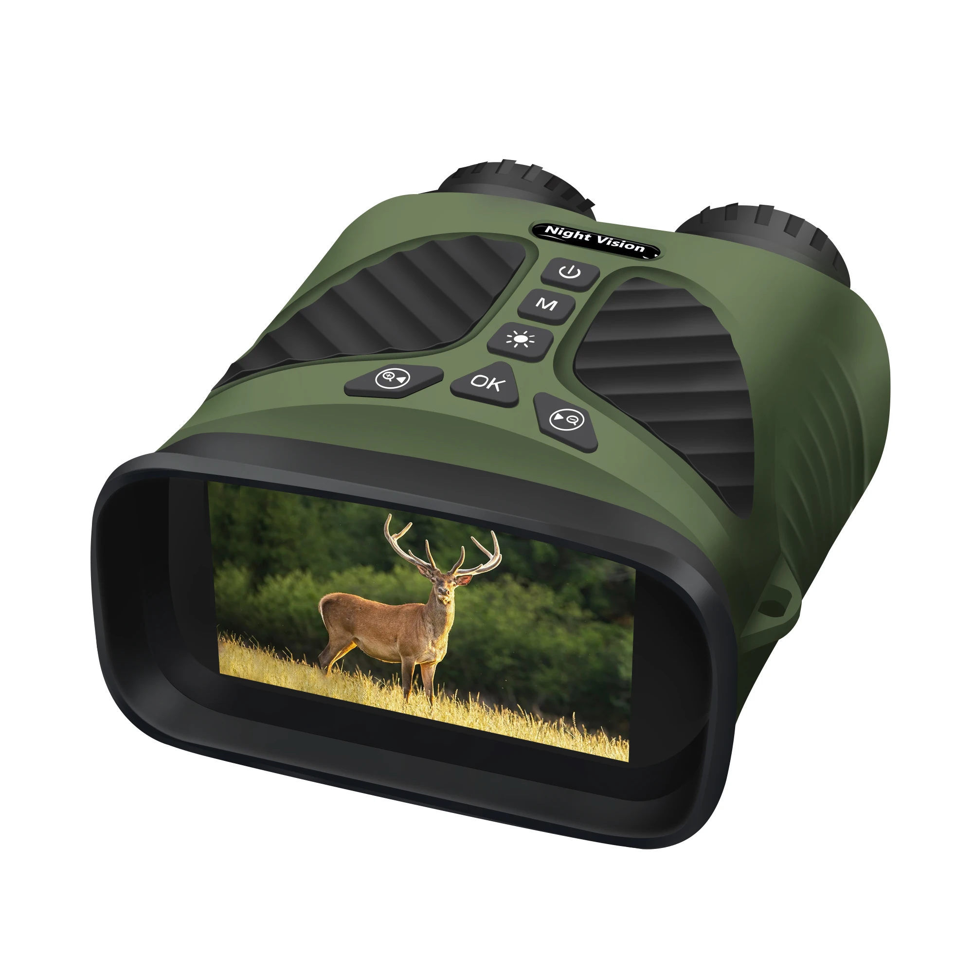 Wellwin New Arrival TPU Case DT39 Digital Infrared (IR) Night Vision Optic Telescope Goggles Binoculars Camera with 3.0' Screen