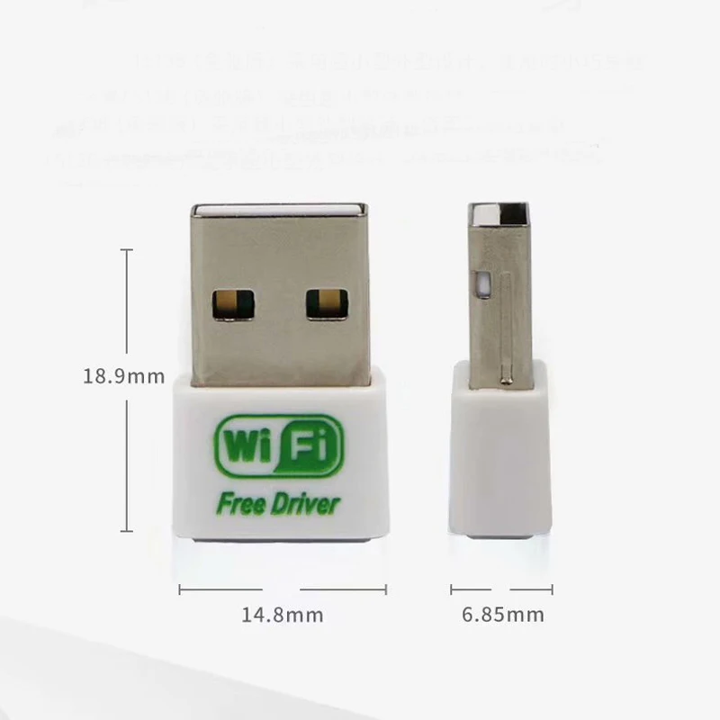 Free Driver Plug and Play MTK7601 2.4GHz USB Wireless Wifi Dongle 150Mbps USB2.0 WiFi Adapter for Laptop Computer PC