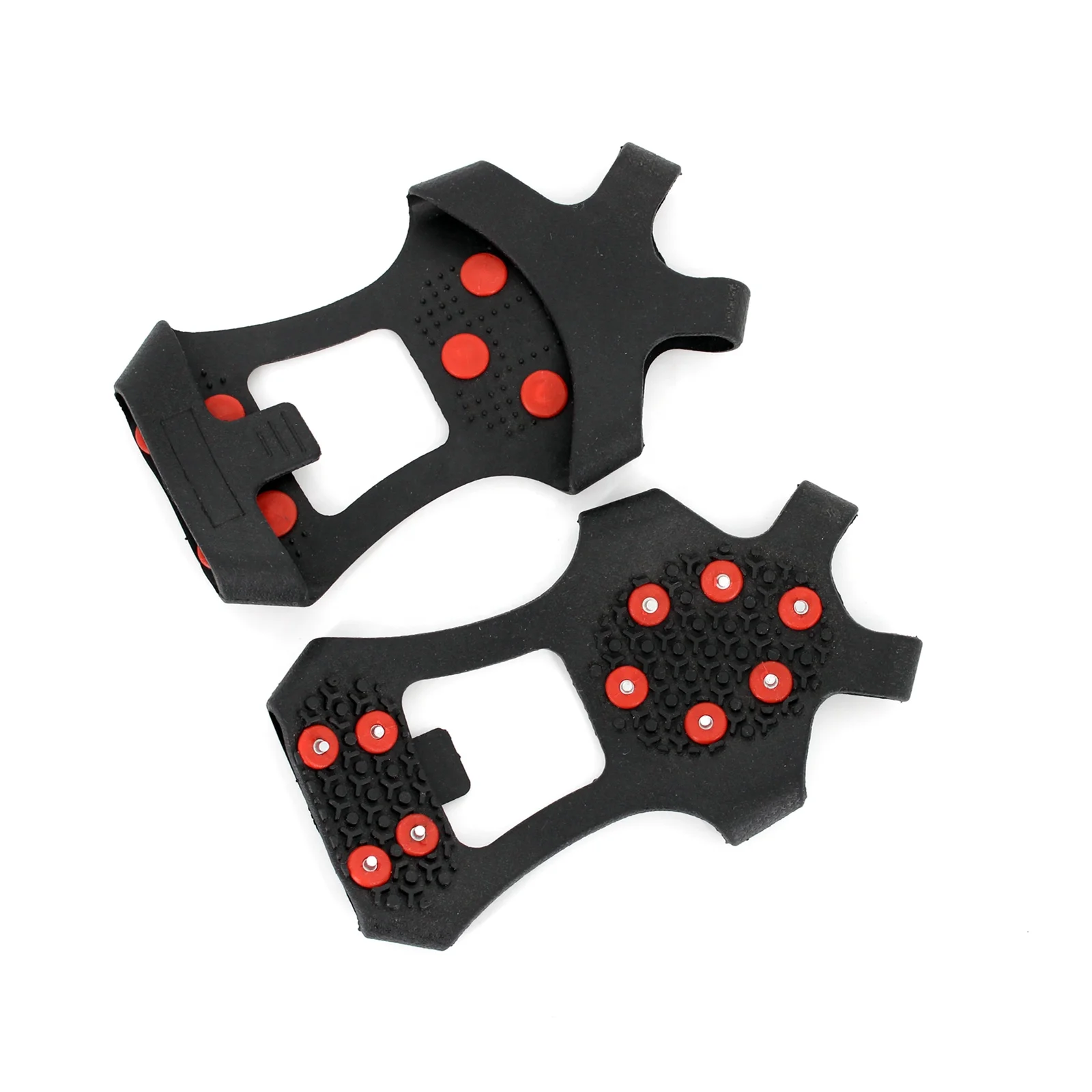 Ice Cleats Snow Grips, Ice Grippers Winter Traction Cleats for Shoes and Boots-Anti-Slip Silicone Portable Walk for Women Men Wa