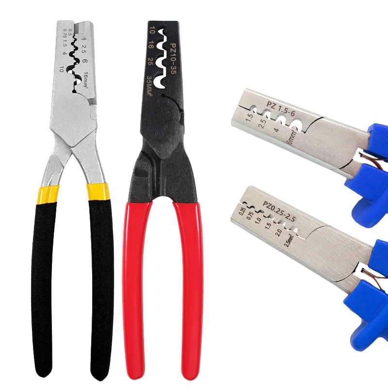 Factory design customized PZ 0.25mm-35mm Multipurpose Tools Crimping automatic wire crimping tool cable tools