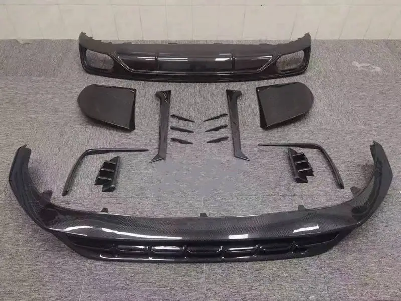 BTC High Quality carbon fiber Bodykit for Audi Q8 2018- To ABT style front lip rear diffuser splitter spoiler