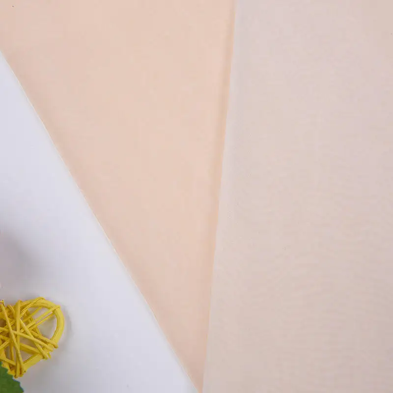 Hot Selling Manufacturers organza transparent glass chiffon for wedding dress fabric and dress cloth