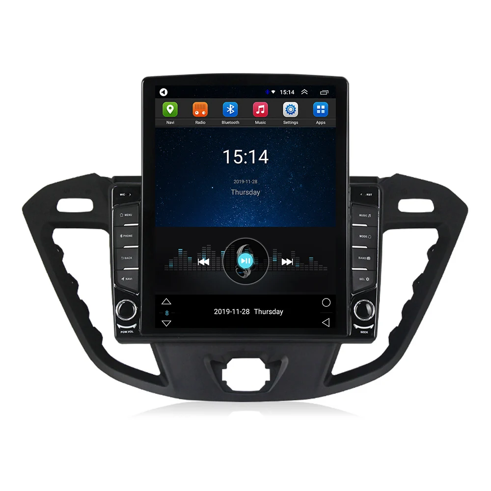 MEKEDE Tesla Android IPS 2.5D Screen DSP Car Video For Ford Transit Custom 2013-2018 2+32G 4G LTE GPS BT Navigation Radio SWC