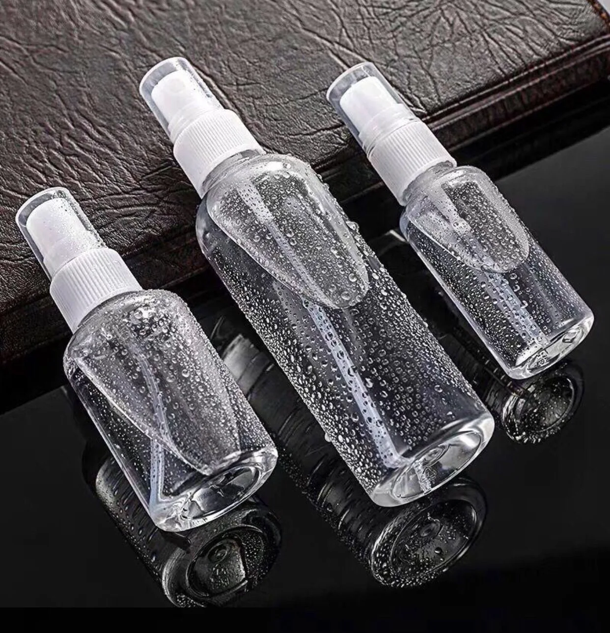 
Customized transparent hand sanitizer bottle 500ml touchland alcohol spray mini 