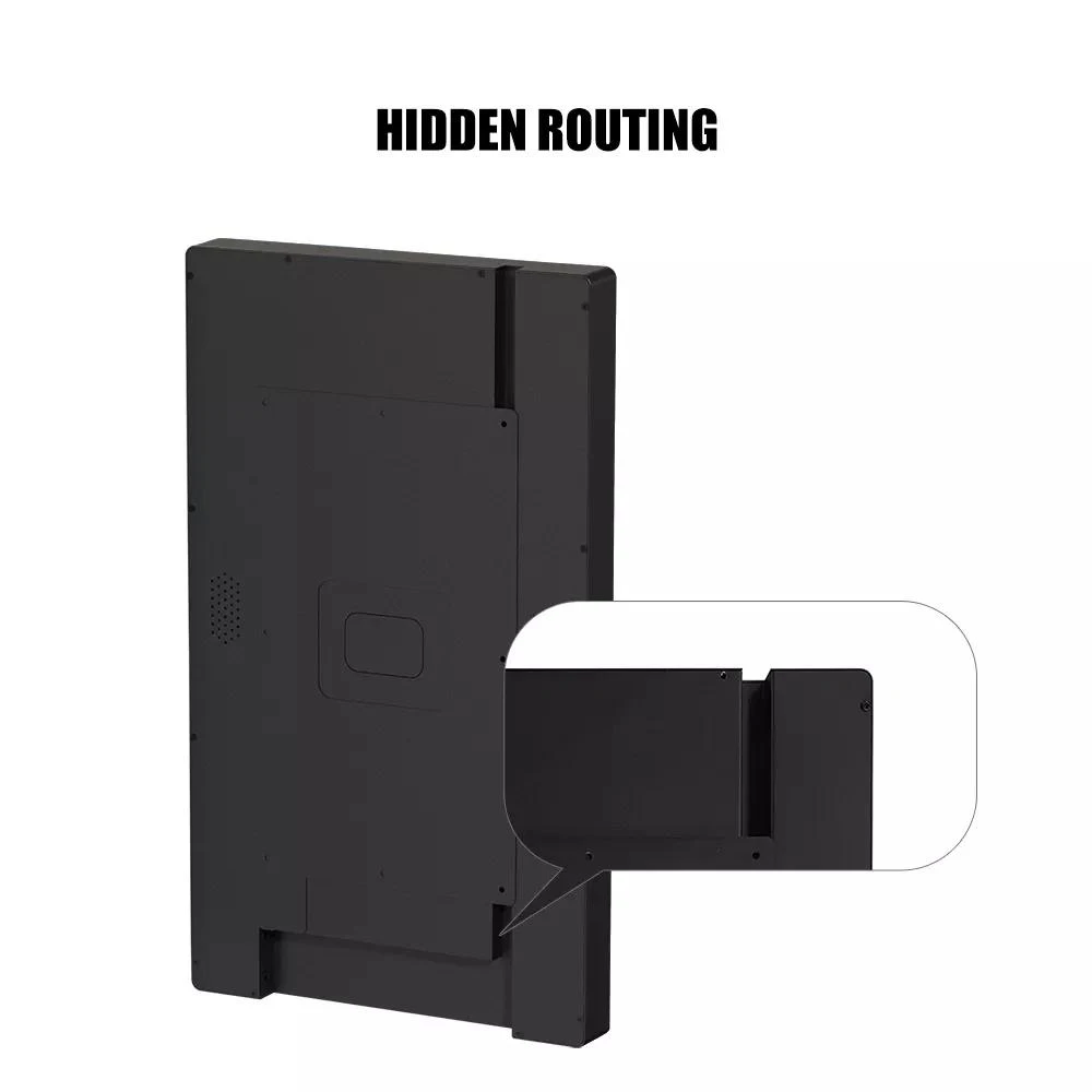 wall mounted android os flat advertising display 15.6 inch digital signage lcd screen for elevator