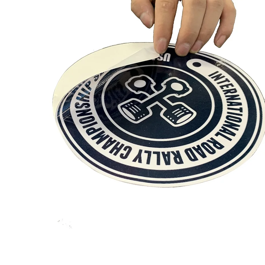 large matte vinyl sticker custom print self-adhesive magnetic car window shade sticker