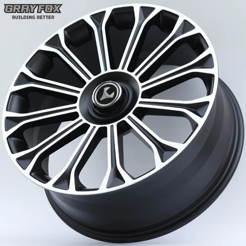 Фабрика GRAYFOX 17-22 дюймов ярко-черный 5x11 2/120/113.4 окрашенные для audi bmw X3 X5 benz Алюминиевые кованые колеса