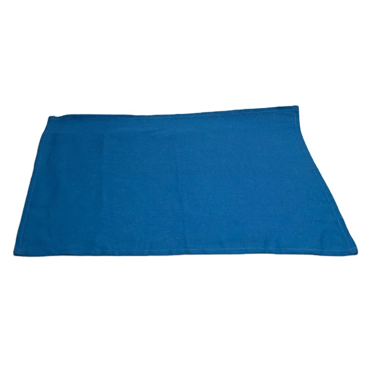 Blue 100% cotton disposable medical surgical hand towel wholesale