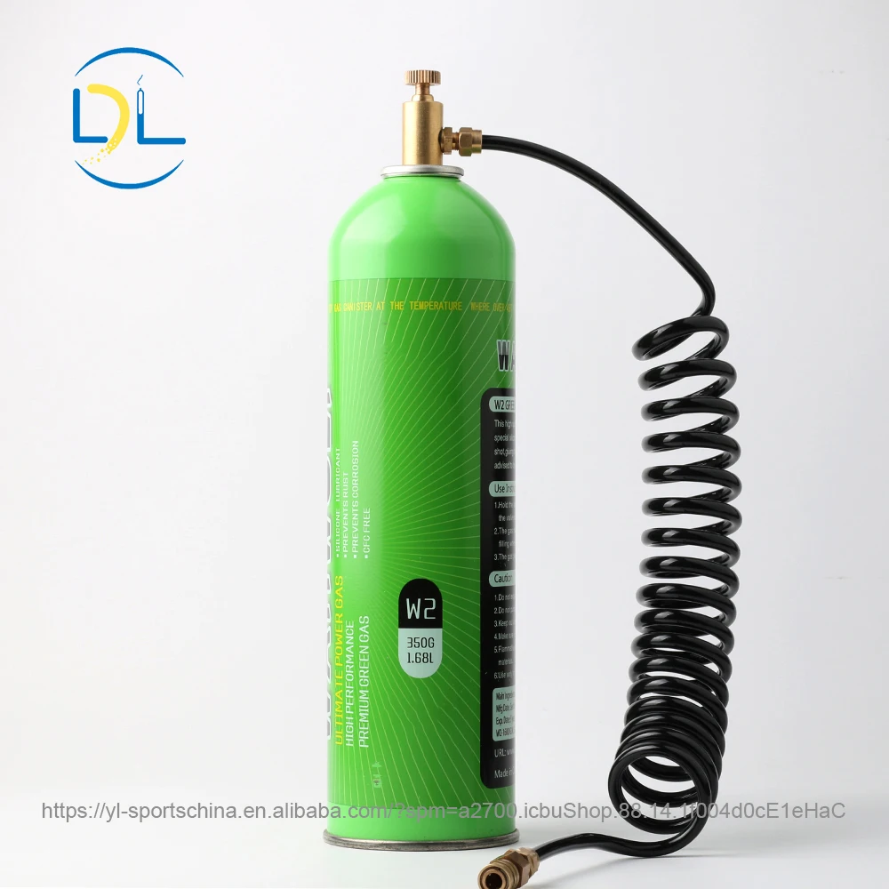 Ready to ship high quality and high performance greengas shooting power gas 1100ml green gas/red gas/black gas