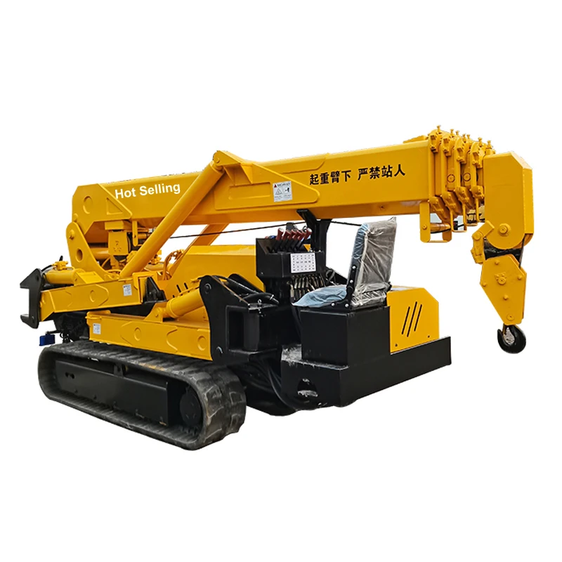 1.2t Gasoline 3t 5t 8t 12t Diesel Track Crane Hydraulic Telescopic Spider Hoist