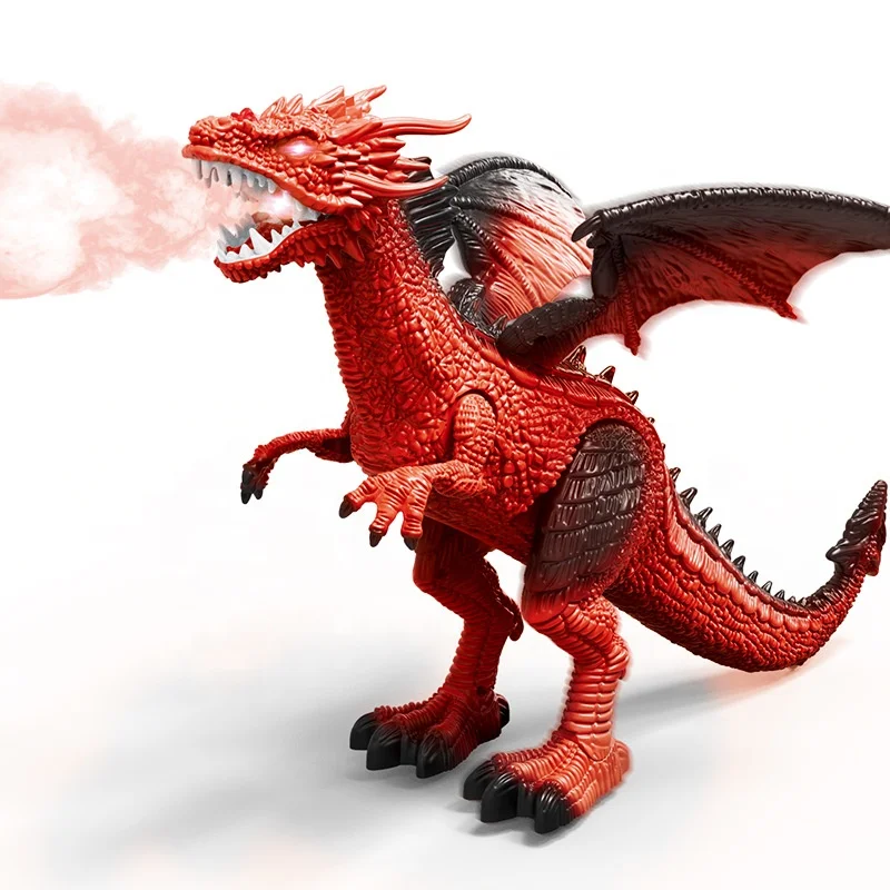 Trending Products 2024 New Arrivals Plastic Spray RC Toy Infrared Sensing Crawling Electronics Remote Control Dinosaur Toys