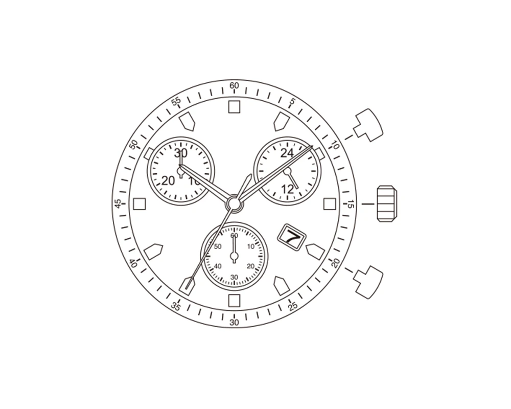 JS05 Japan Quartz Movement Japan Made MIYOTA JS05 movement