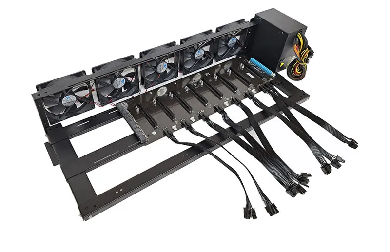 8GPU графическая видеокарта Rig Штабелируемая 8 GPU открытая надувная установка корпус стойка рамка в