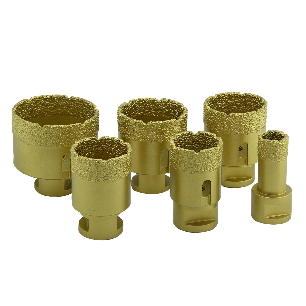 XUNDA 20-60mm vacuum brazed concrete hole saw set diamond core drill bit with aluminum box