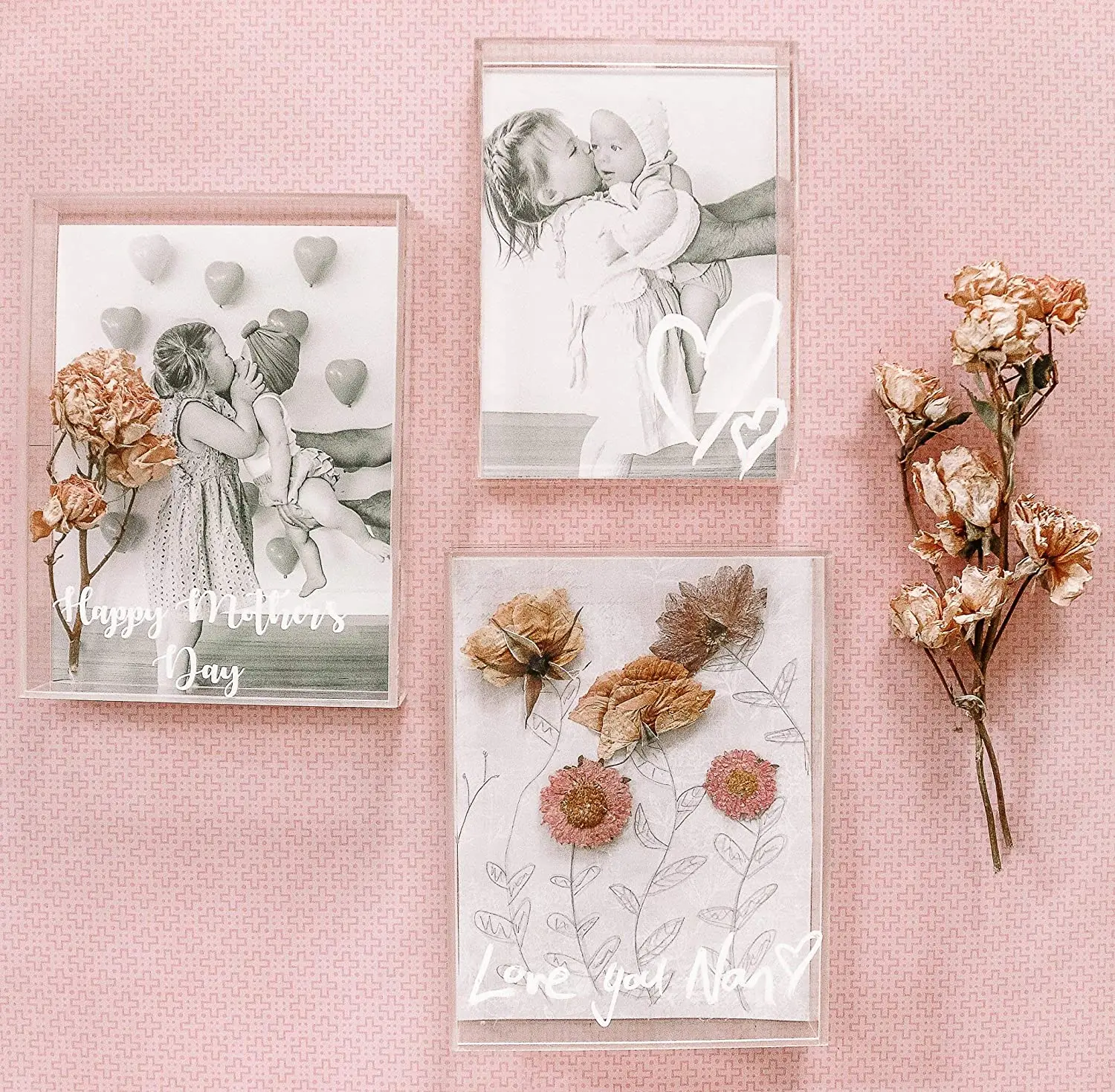  Shadow Box Frame Acrylic Photo Picture DIY Tabletop Display Case