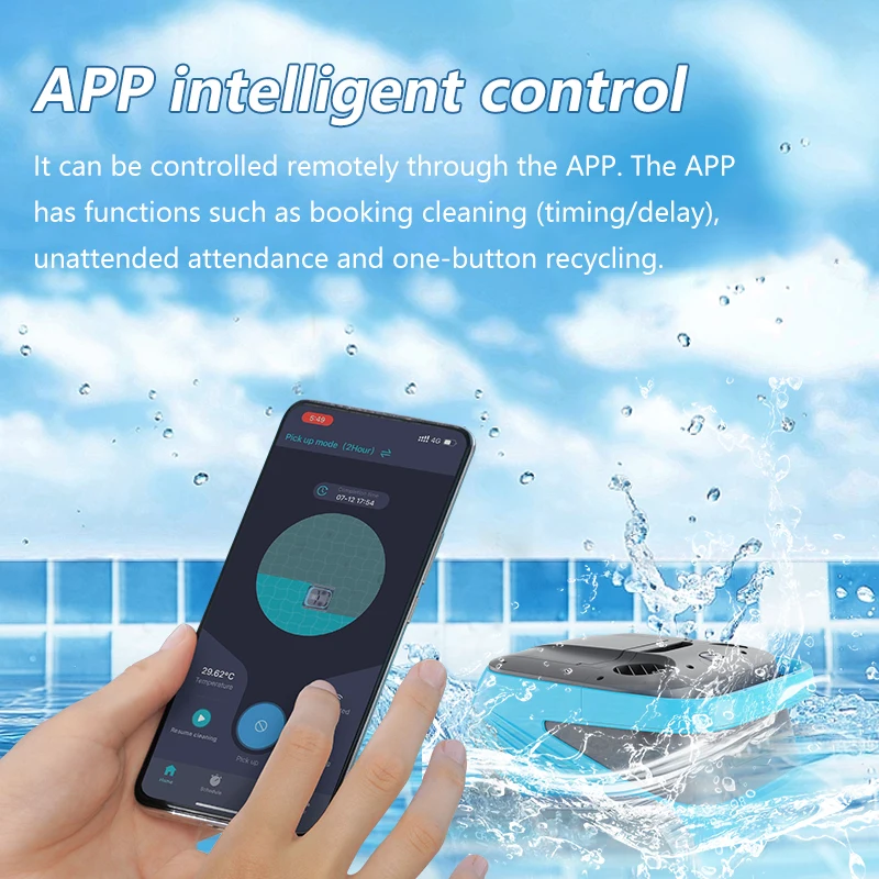 2023 New Arrival Wholesale Pool Water Cleaning Equipment Automatic Vacuum Cleaner