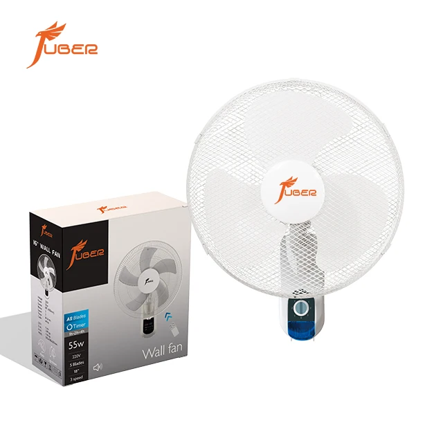 High quality Wall fan Mesh Grill 3 speed control with oscillation function