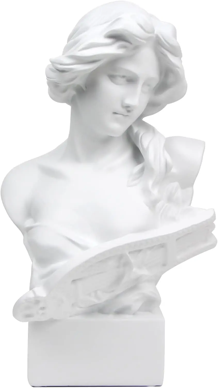 BSCI Factory Polyresin 12.5in Greek Statue Classic Roman Bust Greek Mythology Sculpture for Home Decor
