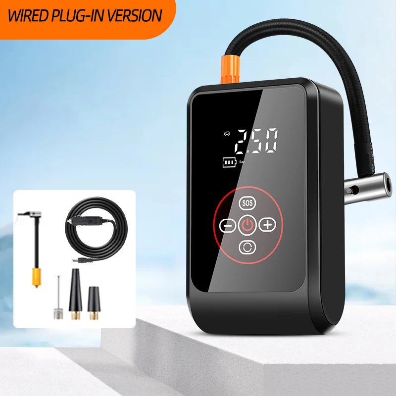 PCMOS Tire Inflators Wireless Car Inflation Pump 150psi Preset Auto Start Stop Basketball Inflation Pump car Air pump