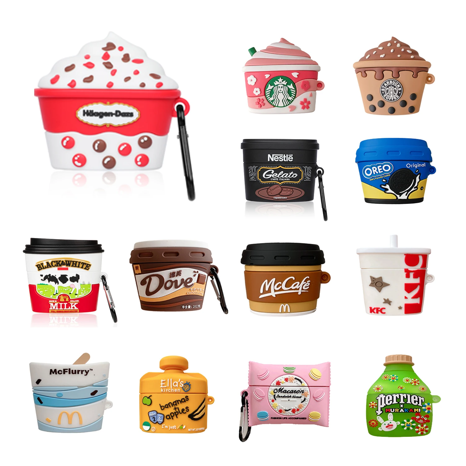 Food Cute Silicone Case for Apple Airpod Pro Cases Designers Custom 3D Ear Pods Patrick Sour Patch Candy Drink for Airpods 3