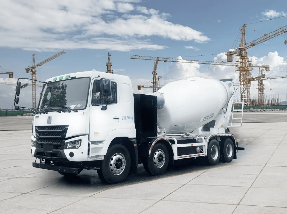 Geely дистанционный G1E Электрический микшерный грузовик 8x4