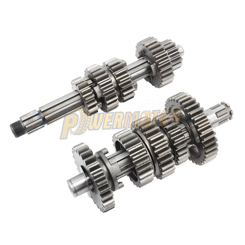 Motorcycle Gear Box Main Counter Shafts For Zongshen 2V Z190 190cc engine the code No.: ZS1P62YML-2 Pit Dirt Bike
