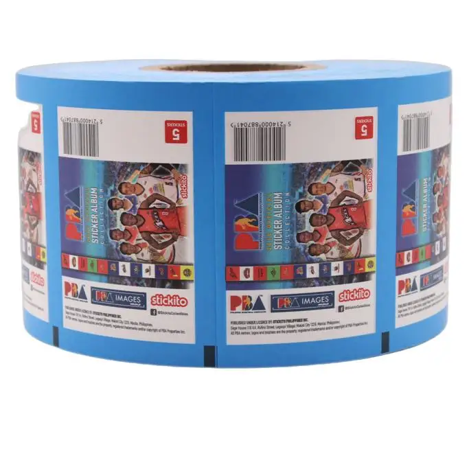 Custom Potato Chips Packaging PE Lay Flat Aluminum Mylar Nylon Label PVC Shrink OPP Laminating 35mm Film Roll