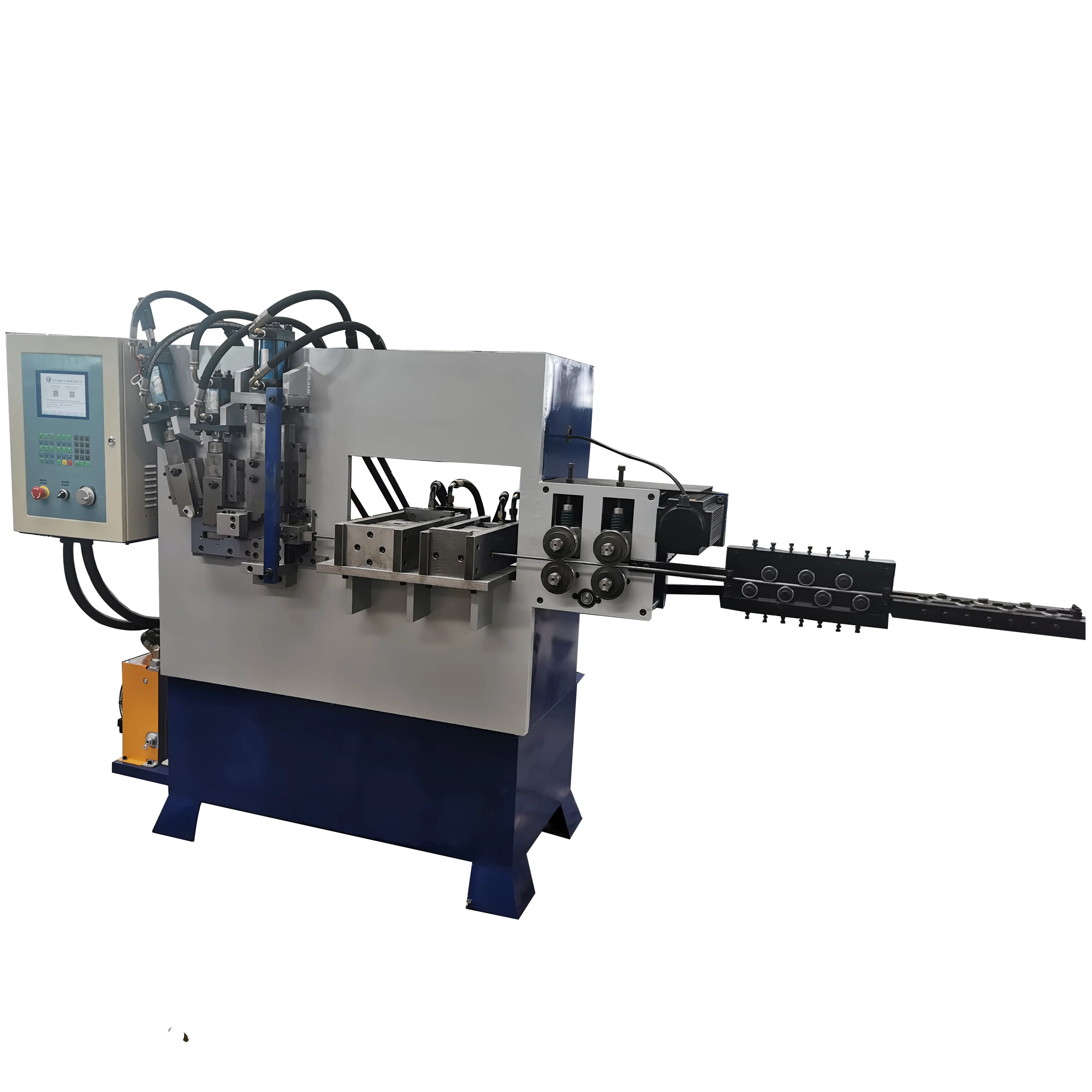 Автоматическая машина для изготовления зажимов для труб