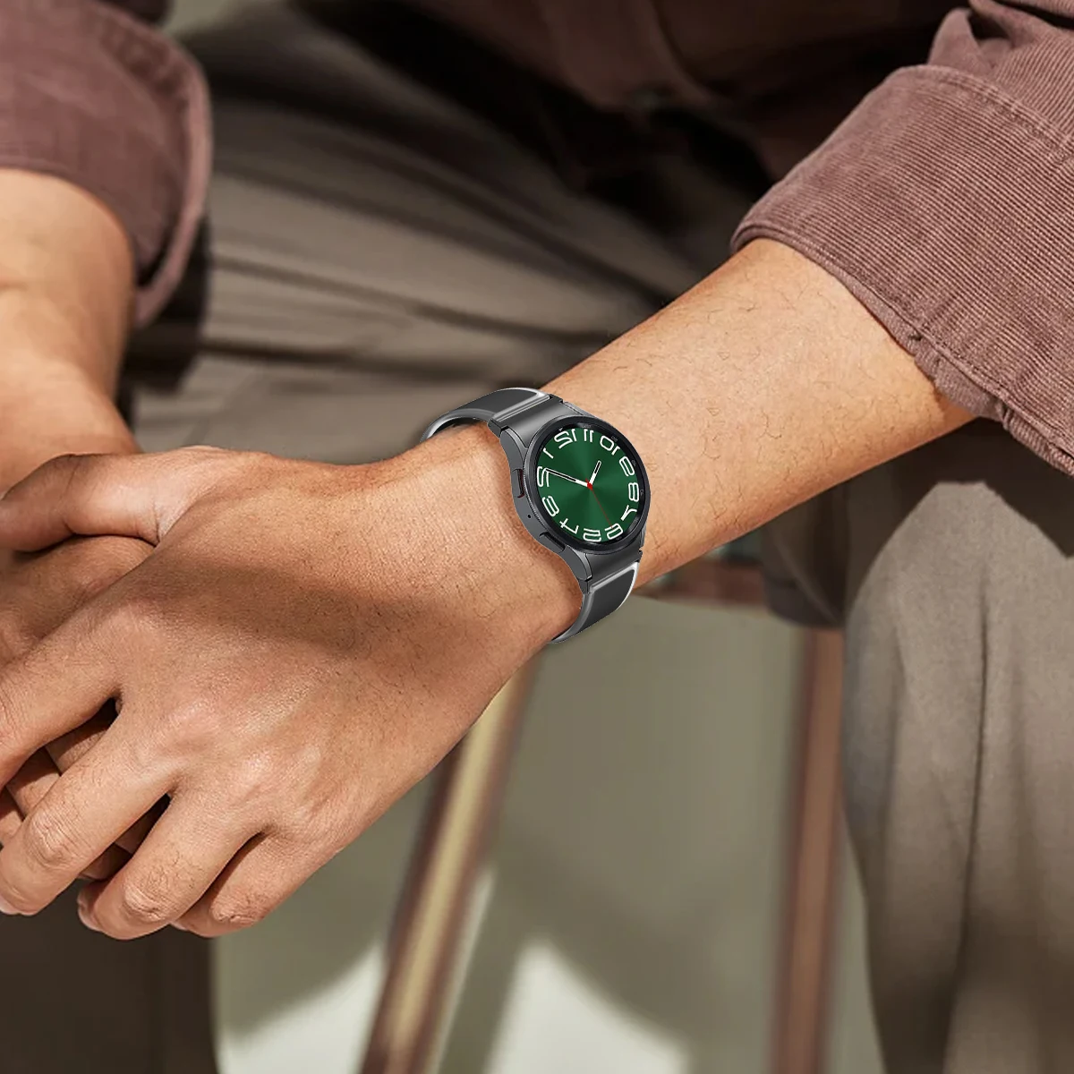 Матовый силиконовый ремешок для часов Samsung Galaxy Watch 6 44 мм 40 46 спортивный 5 Pro Smart Band магнитная пряжка