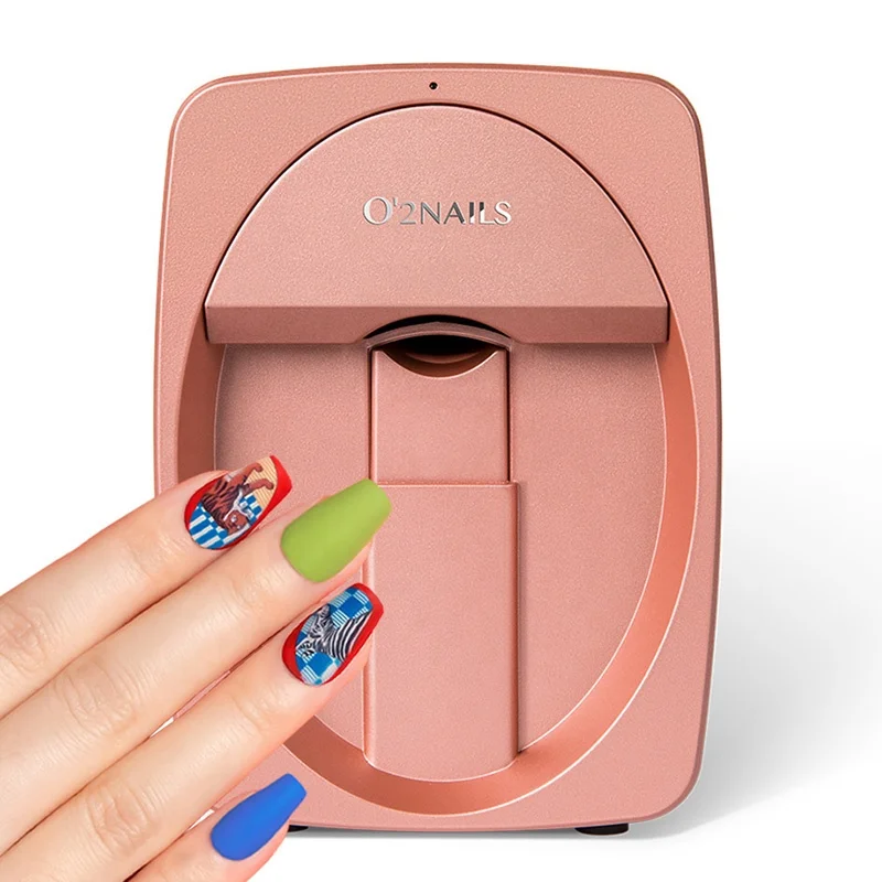 2024 Hotest Mini Nail Printer O2NAILS Portable Nail Art Design Machine