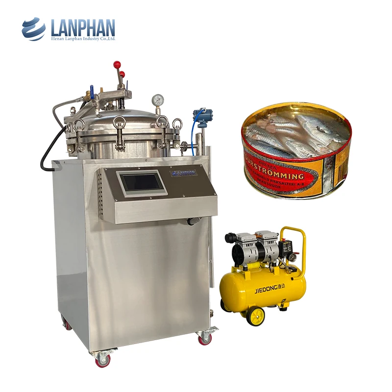75L 100L 150L Vacuum Package Can Food Retort Sterilizer Large Steam Room Food Processing Sterilization Machine